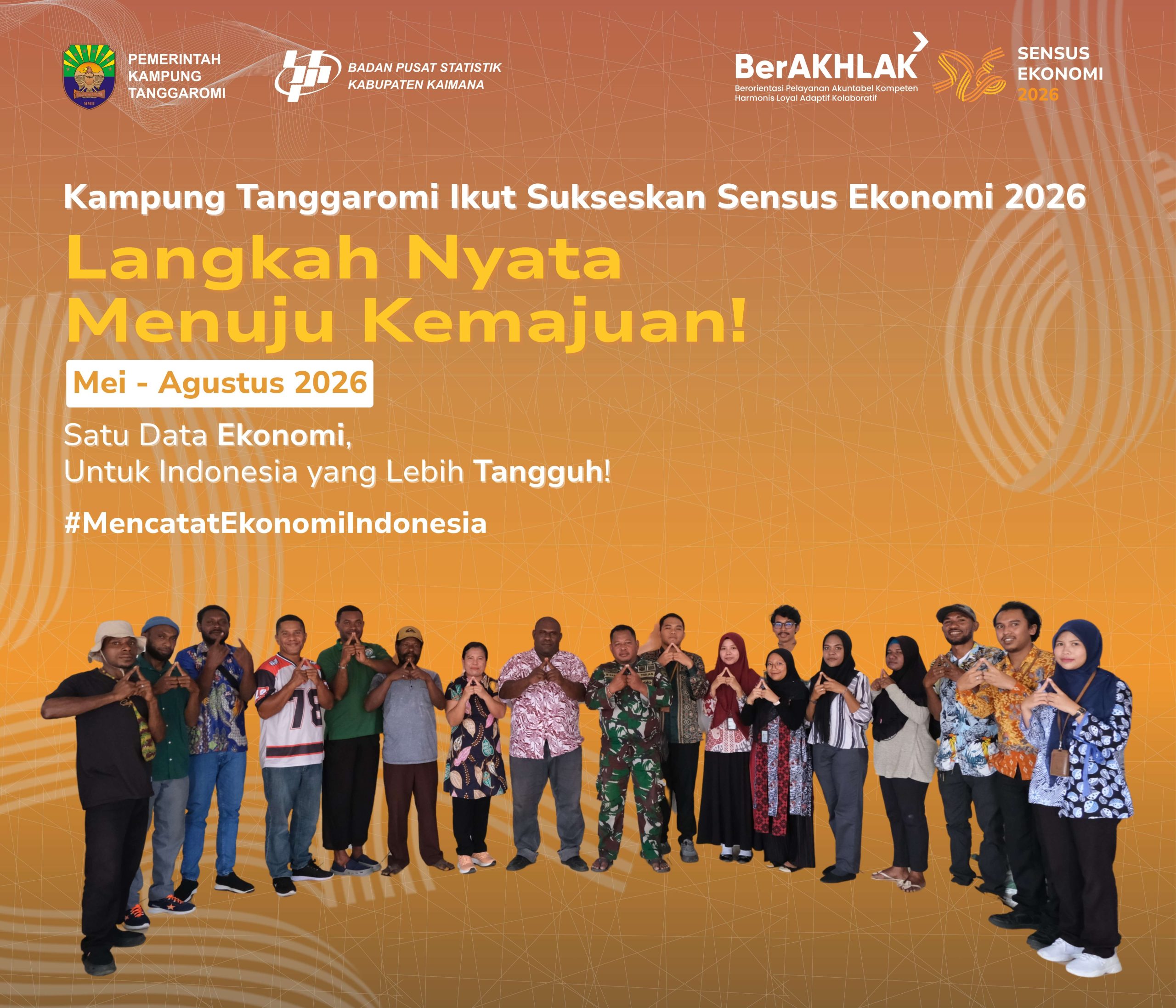 Kampung Tanggaromi Ikut Sukseskan Sensus Ekonomi 2026